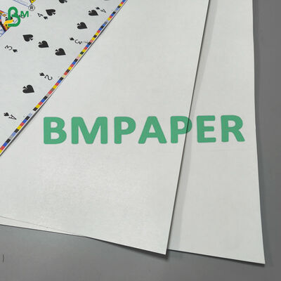 Textura de linho Opague Anti-falsificação Black Core Poker Cardstock