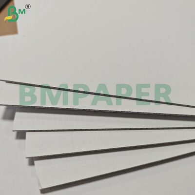 Cartão ondulado branco E flute 150+120+150gsm 1500mm*800mm
