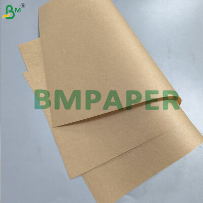 Impressão personalizada de papel kraft não branqueado com revestimento PE de um lado