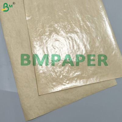 Impressão personalizada de papel kraft não branqueado com revestimento PE de um lado