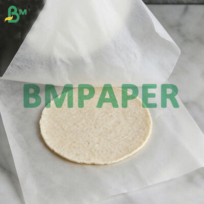 Papel para Wrap de Tortilla com Alta Resistência à Umidade, 25g/m² 30g/m² e Rolos de 36 polegadas
