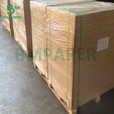 50 gsm + 10 gsm Papel alimentar Kraft branco revestido em PE brilhante de lado único