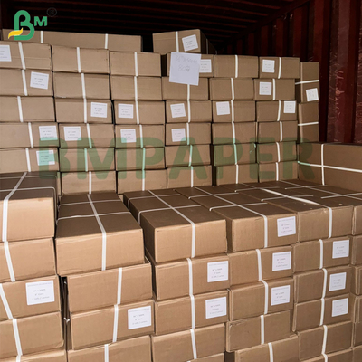 Papel para plotter CAD branco não revestido de 80gsm 610*50m com boa absorção de tinta