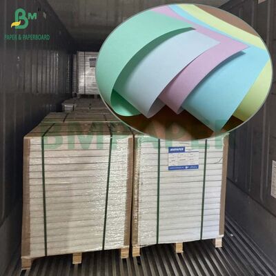 Folha de papel NCR autocopiativo CB branco 80 g/m² e CF amarelo 56 g/m² 22”x 34”