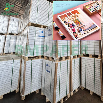 Papel para aquarela 100% polpa de madeira 300 gramas para desenho 22 x 30 polegadas
