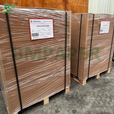 Papel marrom de grau alimentício de 170g/m² a 300g/m² para fazer tigelas, copos e recipientes de papel